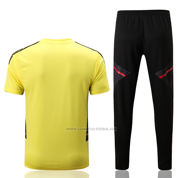 Chandal del Flamengo Manga Corta 2022-2023 Amarillo